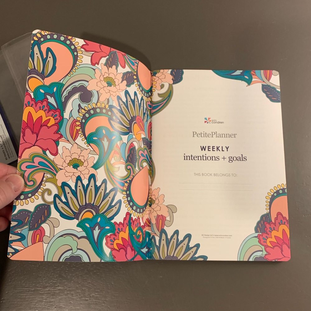 Erin Condren Weekly Intentions + Goals Petite Planner - Picture 7 of 16